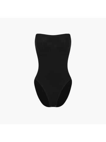 CFAB Figurformender Body mit Slip in Schwarz