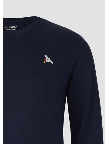 s.Oliver Sweatshirt in 59D3_navy