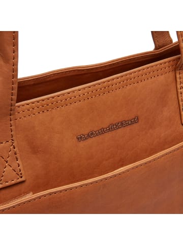 The Chesterfield Brand Adana Shopper Tasche Leder 40 cm Laptopfach cognac