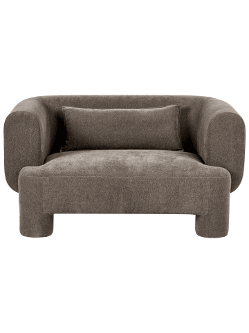 Beliani 2-Sitzer Sofa HOGBO in Braun - (W) 145 x (H) 73 x (L) 93 cm