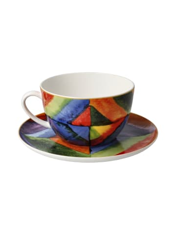 Goebel Milchkaffeetasse " Kandinsky  Farbstudie " in Bunt
