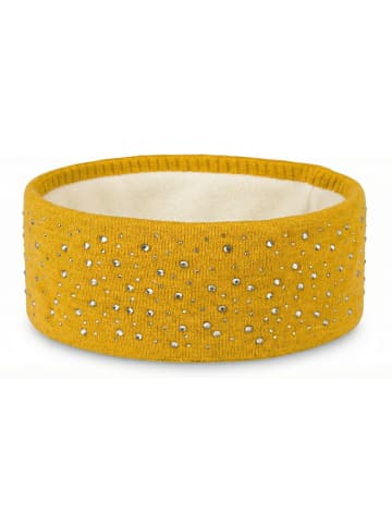styleBREAKER Feinstrick Stirnband in Curry