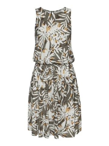 Vivance by Lascana Jerseykleid in grün-creme bedruckt
