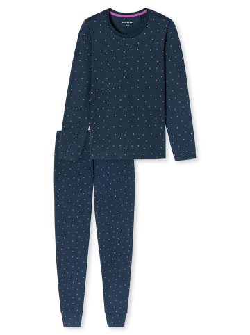 Schiesser Schlafanzug Casual Essentials in ultra violett