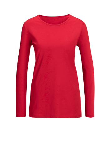 Sieh an! Langarmshirt in rot
