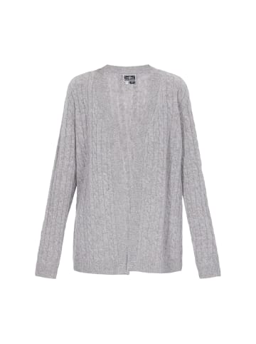 DreiMaster Maritim Cardigan in light grey melange