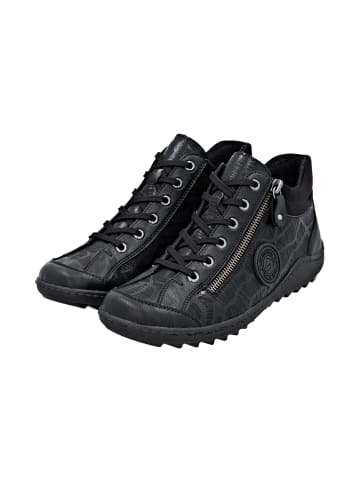 remonte Eagle-Sneaker aus Leder Schwarz