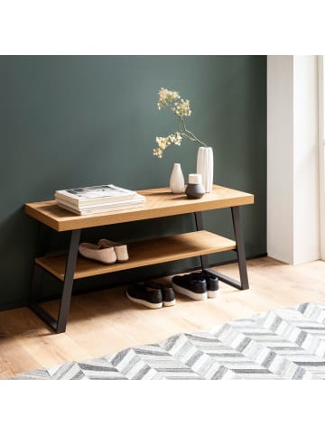 FineBuy Sitzbänk "FB103439" in Braun /