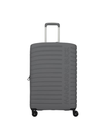 Mandarina Duck Flyduck 4 Rollen Trolley 69 cm mit Dehnfalte in smoked pearl