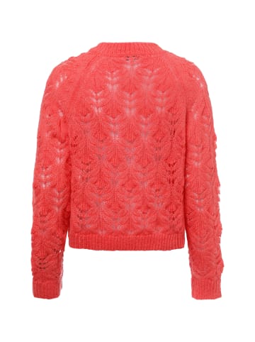 Marie Lund Strickjacke in koralle - 0002