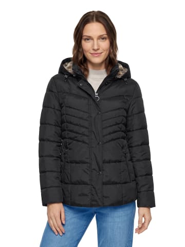 Betty Barclay Outdoorjacke mit abnehmbarer Kapuze in Schwarz