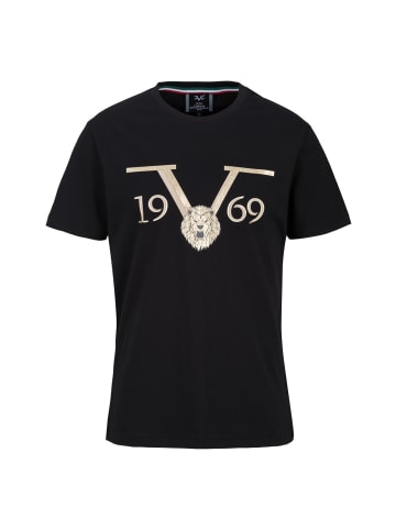 19V69 Italia by Versace T-Shirt Pedro in schwarz