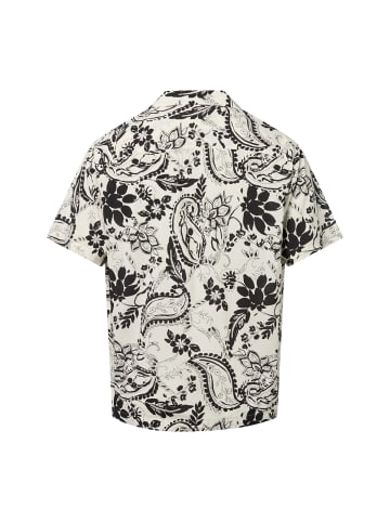 Selected Hemd SLHRelaxair in ecru schwarz