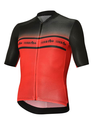 rh+ Fahrradtrikot Light Climber Jersey in black-red code