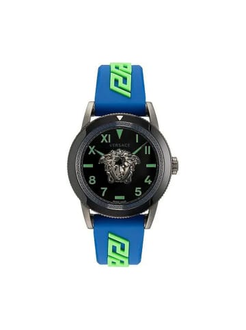 Versace Analoguhr für Herren in blau