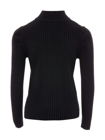 NAEMI Damen Strickpullover in Schwarz