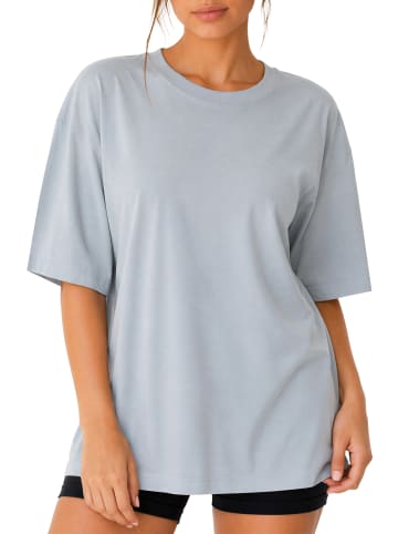 Reichstadt Damen Oversized T-Shirt in Light Blue