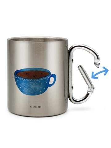 Mr. & Mrs. Panda Becher Kaffee Tasse ohne Spruch in Silber