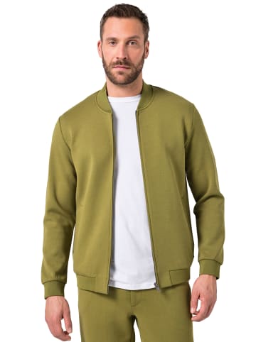 JP1880 Sweatjacke in grün