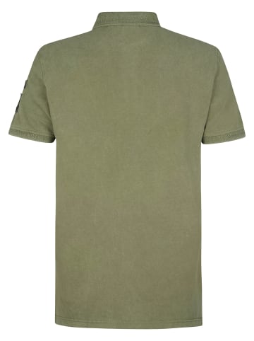 Petrol Industries Piqué-Poloshirt Tracción in Grün