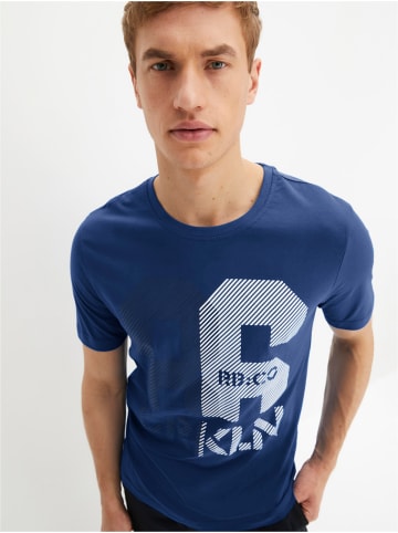 WITT WEIDEN Freizeitshirt in royalblau-bedruckt