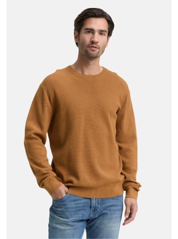 Tom Tailor Pullover in hellbraun-meliert