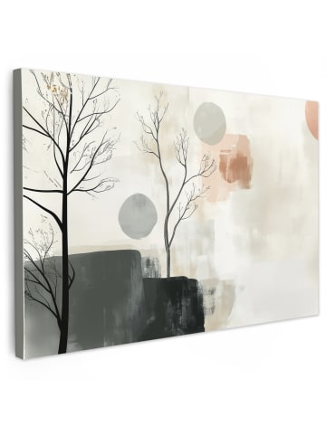 MuchoWow Leinwand Bilder Sandfarben