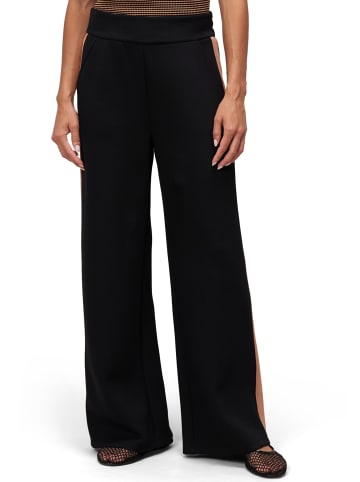 Zero  Stoffhose mit Kontraststreifen 30 Inch in Patch BlackCamel