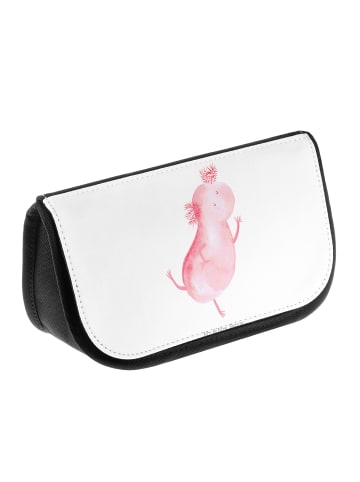 Mr. & Mrs. Panda Kulturtasche Axolotl Tanzen ohne Spruch in Weiß