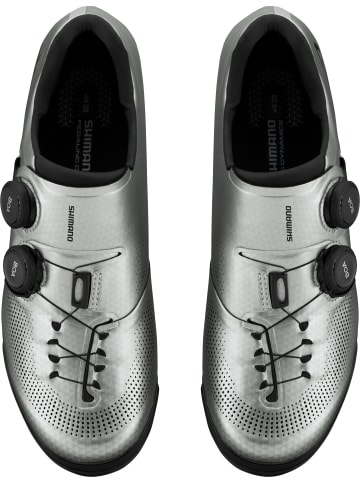 SHIMANO MTB- Fahrradschuhe XC703 wide in silber
