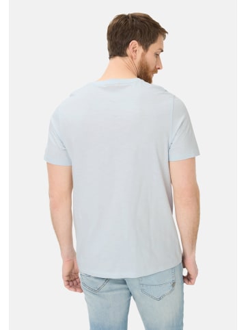 Camel Active T-Shirt aus reiner Baumwolle in Himmelblau