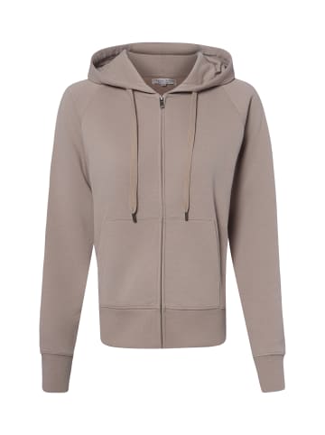 Marie Lund Sweatjacke in taupe - 0003