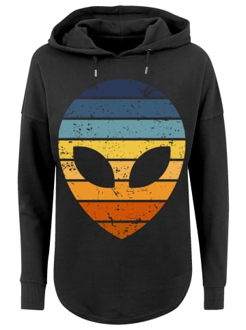 F4NT4STIC Oversized Hoodie Alien Sonnenuntergang Retro in schwarz
