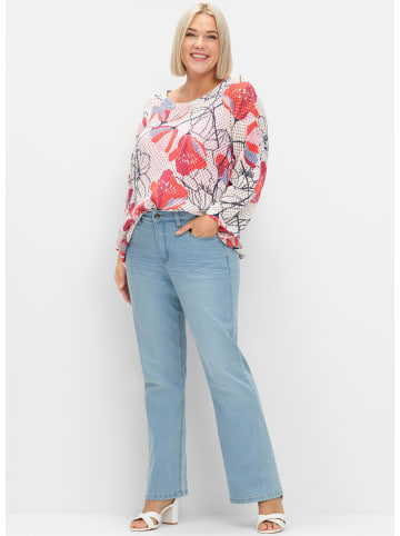 sheego Bootcut-Jeans in light blue-denim