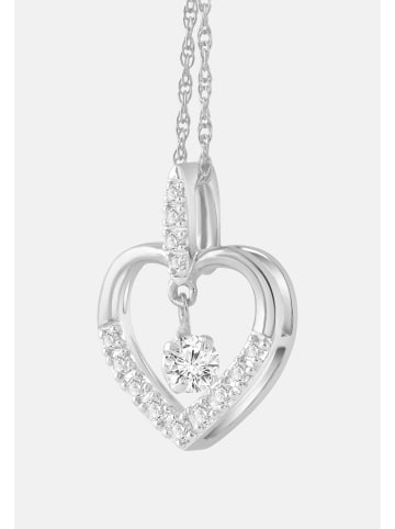 Diamant Exquis Halskette aus 585 Weißgold mit Diamant