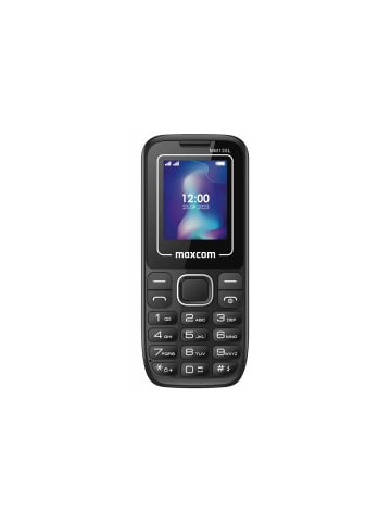 Maxcom Classic LIGHT Kompaktes Dual-SIM-Handy mit USB-C-Anschluss in Schwarz