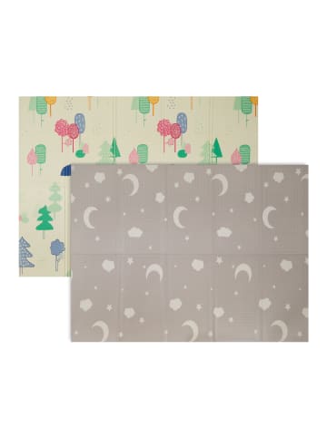 relaxdays Spielmatte "Wolke" in Bunt - (B)200 x (T)150 cm