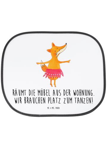 Mr. & Mrs. Panda sonnenschutz Fuchs Ballerina mit Spruch in Weiß