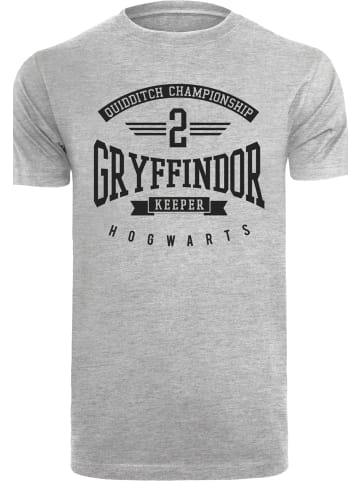 F4NT4STIC T-Shirt Harry Potter Gryffindor Keeper in grau meliert