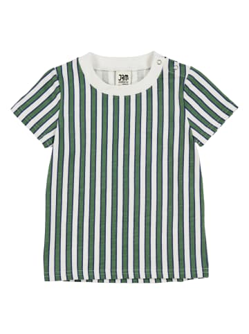 JAM Generation Babyshirt in Balsam cream/ Green/ Navy