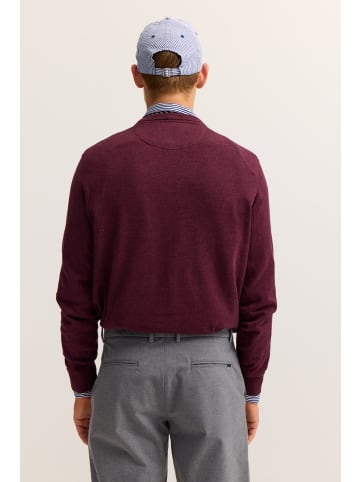 Bugatti Pullover Rundhals in 790-brombeere