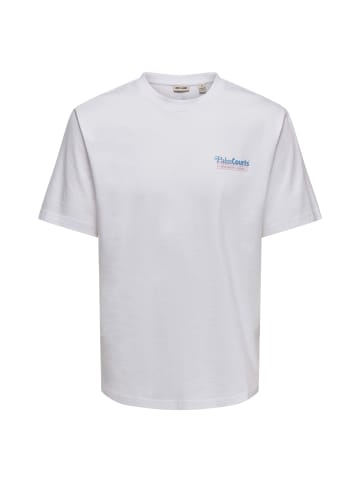 Only&Sons T-Shirt 'Fred Nadal Life' in weiß