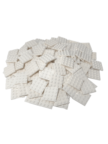 LEGO 4X4 Platten Bauplatten Weiß 3031 250x Teile - ab 3 Jahren in white