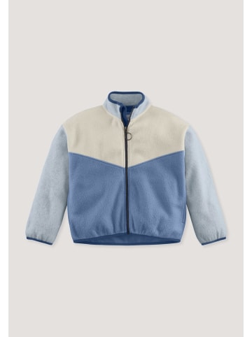 Hessnatur Hessnatur Softfleece Jacke aus reiner Bio-Baumwolle in rivierablau