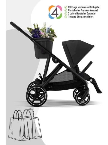 Cybex Cybex Gazelle S Kinderwagen - Farbe: Moon Black / Gestell Black