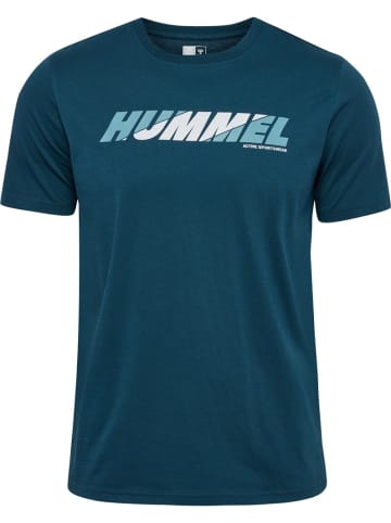 Hummel T-Shirt "Graphic Bold Logo Tee" in Blau