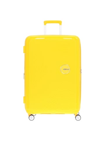 American Tourister Soundbox - 4-Rollen-Trolley L 77 cm erw. in golden yellow