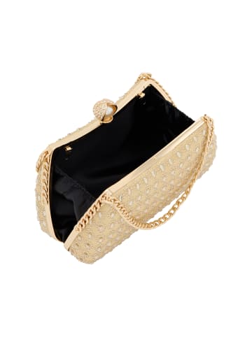 faina Women Handbag in Gold