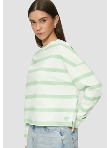 QS Sweatshirt langarm in Türkis