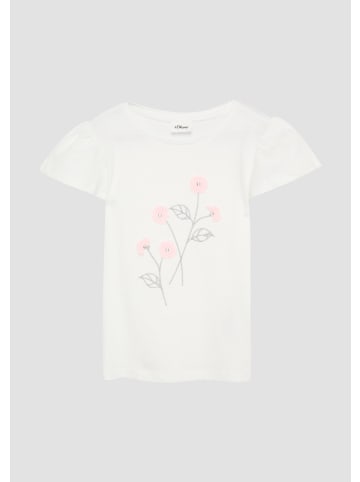 s.Oliver T-Shirt in 0100_weiß